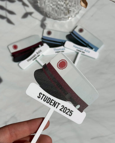 Caketopper - Studenterhue - Uddannet